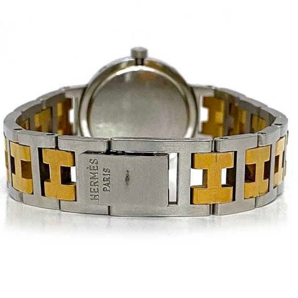 Hermes clipper watch two toned - Picture 3 of 10